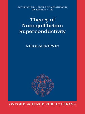 cover image of Theory of Nonequilibrium Superconductivity